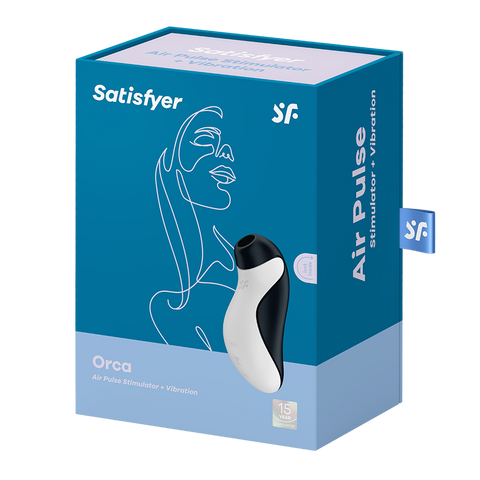 Satisfyer Orca Air Pulse Multi Functions Clitoral Vibrator - Clit Ticklers and Pulsators