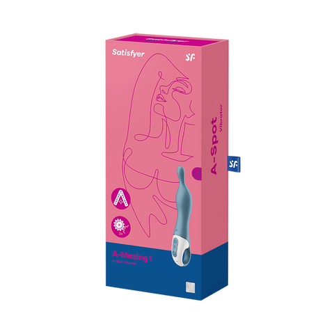 Satisfyer A-Mazing 1 Silicone A Spot Vibrator - G-Spot Vibrators