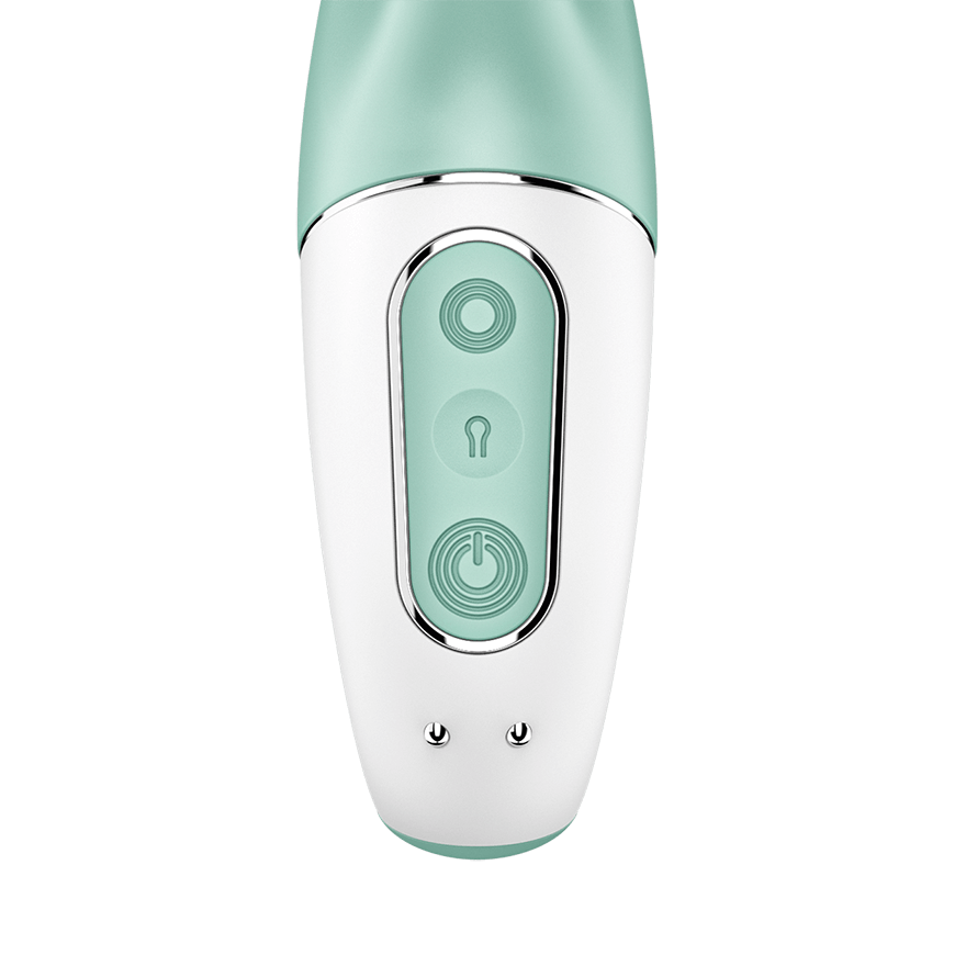 Satisfyer Air Pump Bunny 5 Inflatable Rabbit Vibrator Mint Rabbit Vibrators