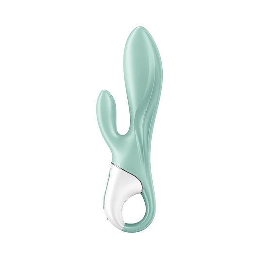 Satisfyer Air Pump Bunny 5 Inflatable Rabbit Vibrator Mint - Rabbit Vibrators