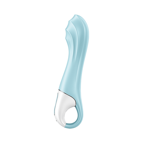 Satisfyer Air Pump Vibrator 5 App Controlled G Spot Vibrator Blue - Remote Control Vibrators