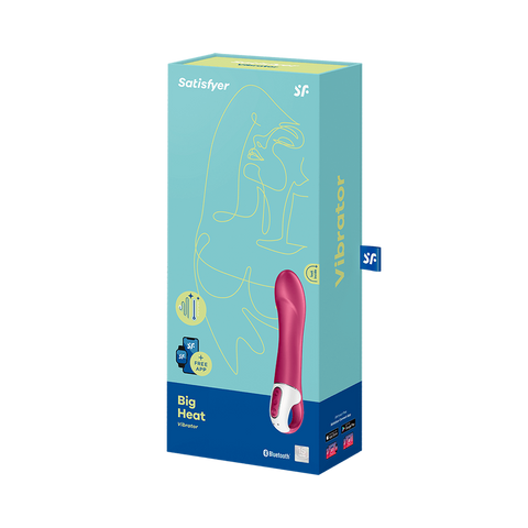 Satisfyer Big Heat App Connected Intense G Spot Massager - G-Spot Vibrators