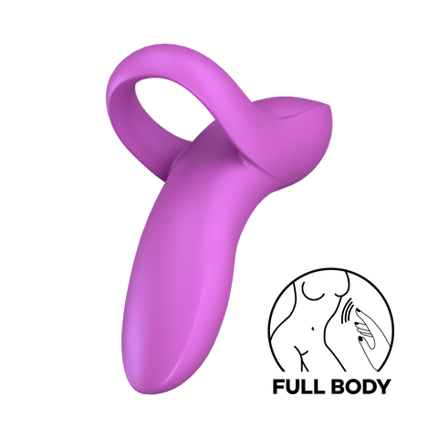 Satisfyer Bold Lover 12 Functions Vibrating Finger Vibrator - Finger and Tongue Vibrators