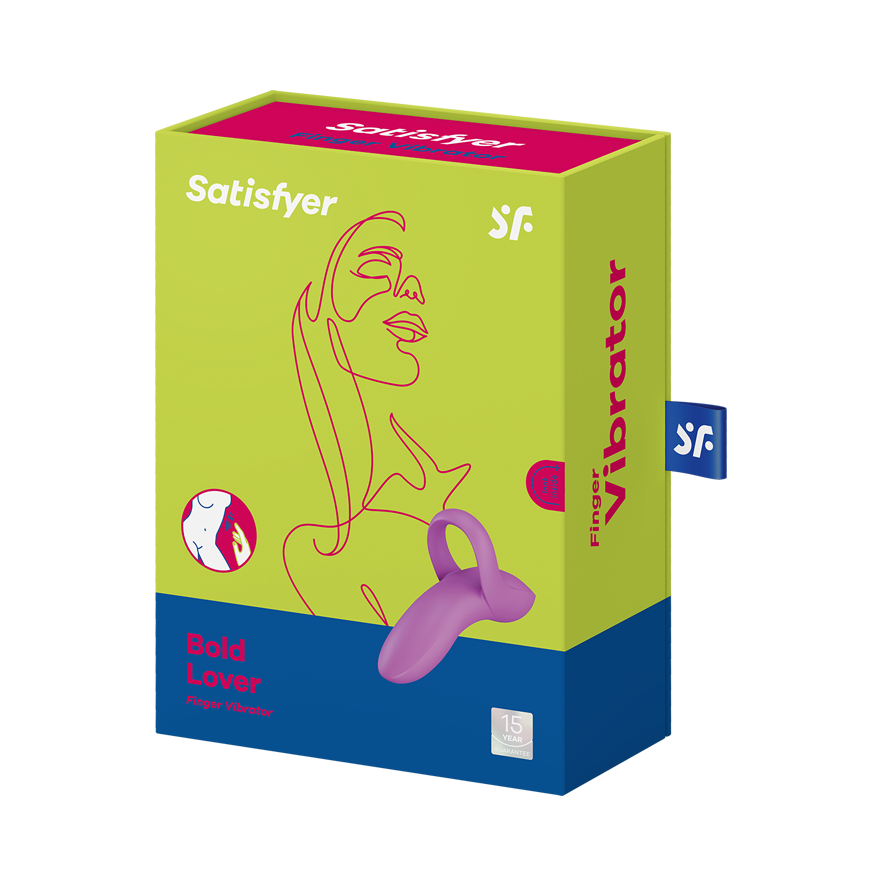 Satisfyer Bold Lover 12 Functions Vibrating Finger Vibrator Finger and Tongue Vibrators