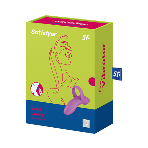 Satisfyer Bold Lover 12 Functions Vibrating Finger Vibrator - Finger and Tongue Vibrators