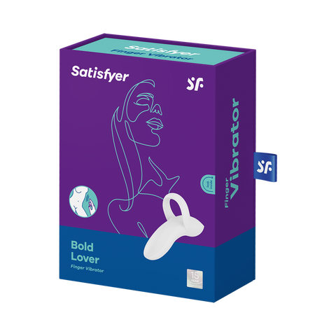 Satisfyer Bold Lover 12 Functions Vibrating Finger Vibrator - Finger and Tongue Vibrators