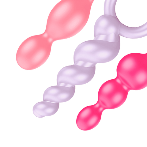Satisfyer Booty Call Silicone Anal Plugs - Vibrator Accessories