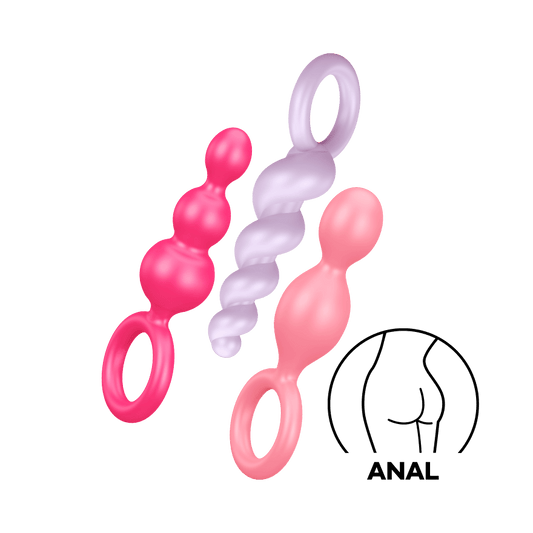 Satisfyer Booty Call Silicone Anal Plugs - Vibrator Accessories