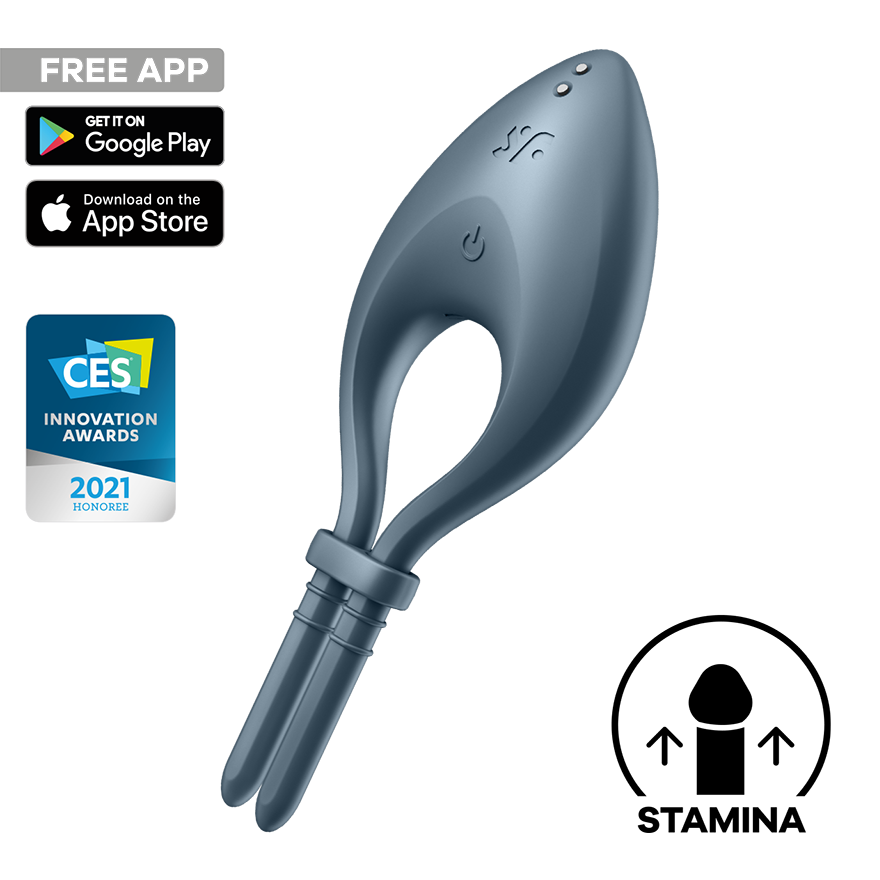 Satisfyer Bullseye App Controlled Adjustable Cock Ring Ball and Cock Toys