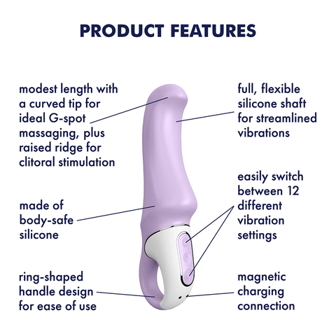 Satisfyer Charming Smile 12 Functions G Spot Vibrator - G-Spot Vibrators