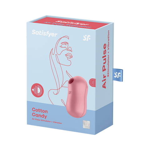 Satisfyer Cotton Candy Air Pulse Multi Functions Clitoral Massager - Rabbit Vibrators