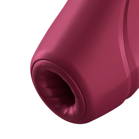 Satisfyer Curvy 1+ App Controlled Air Pulse Vibrating Clitoral Massager - Clit Ticklers and Pulsators