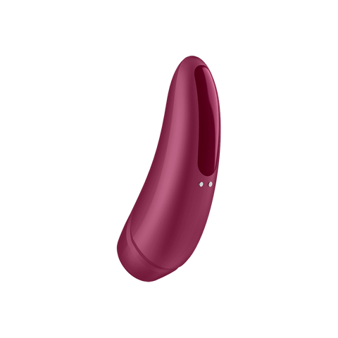 Satisfyer Curvy 1+ App Controlled Air Pulse Vibrating Clitoral Massager - Clit Ticklers and Pulsators