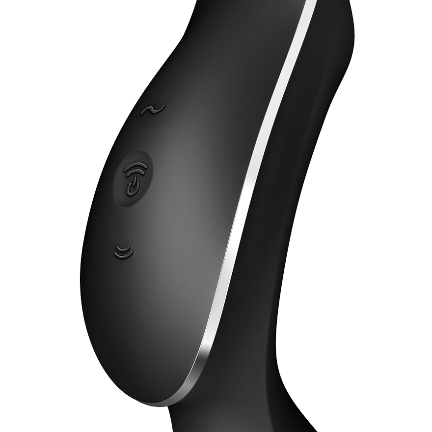 Satisfyer Curvy Trinity 2 Air Pulse Clitoral and G Spot Vibrator Clit Ticklers and Pulsators