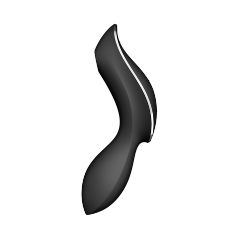 Satisfyer Curvy Trinity 2 Air Pulse Clitoral and G Spot Vibrator - Clit Ticklers and Pulsators