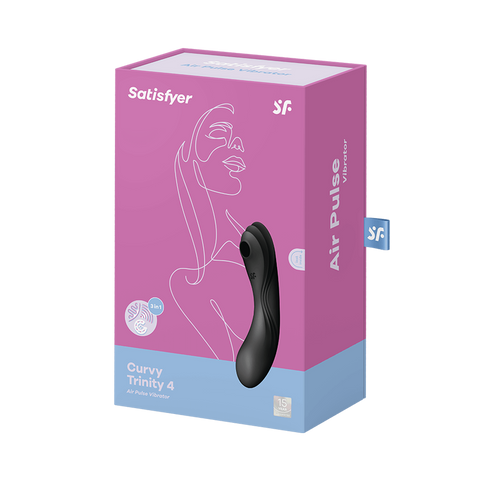 Satisfyer Curvy Trinity 4 Air Pulse Vibrating G Spot Massager - G-Spot Vibrators