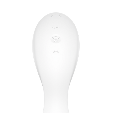 Satisfyer Curvy Trinity 5 Layon Air Pulse App Connected Clitoral Vibrator - G-Spot Vibrators