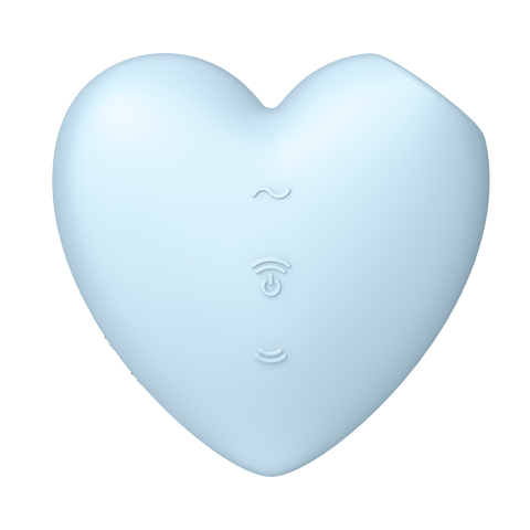 Satisfyer Cutie Heart 12 Functions USB Rechargeable Clitoral Vibrator - Clit Ticklers and Pulsators