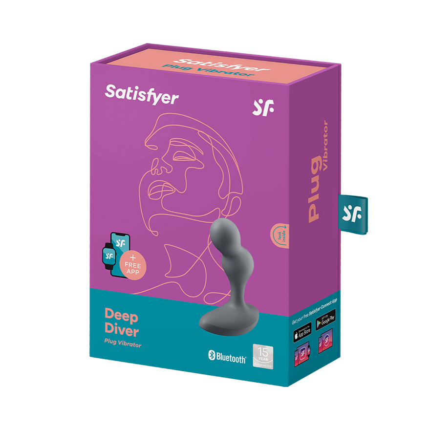 Satisfyer Deep Diver App Controlled Vibrating Butt Plug Butt Plugs