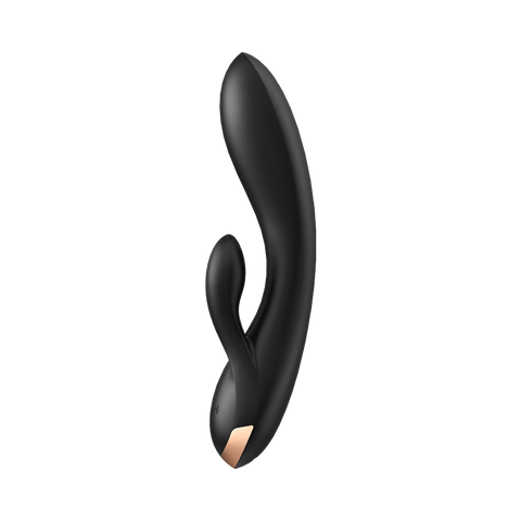 Satisfyer Double Flex App Controlled Rabbit Style G Spot Vibrator - Clit Ticklers and Pulsators