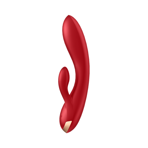 Satisfyer Double Flex App Controlled Rabbit Style G Spot Vibrator - Clit Ticklers and Pulsators