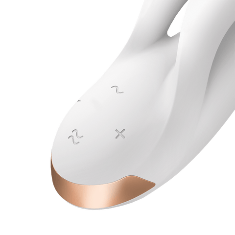 Satisfyer Double Flex App Controlled Rabbit Style G Spot Vibrator - Clit Ticklers and Pulsators