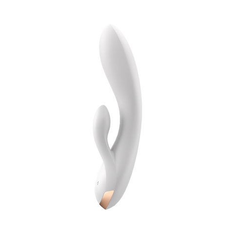 Satisfyer Double Flex App Controlled Rabbit Style G Spot Vibrator - Clit Ticklers and Pulsators