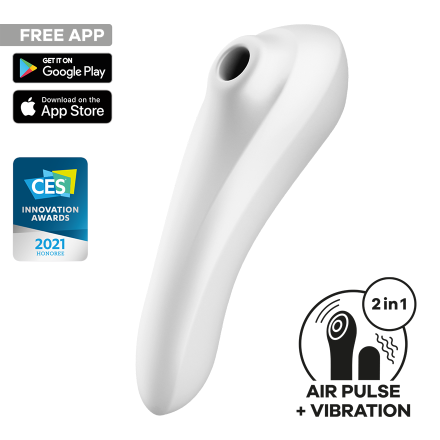 Satisfyer Dual Pleasure Air Pulse Clitoral and G Spot Vibrator Clit Ticklers and Pulsators