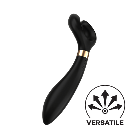 Satisfyer Endless Fun Silicone Vibrating Couples Sex Toy - Clit Ticklers and Pulsators