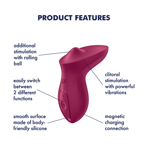 Satisfyer Exciterrr 13 Functions Vibrating Clitoral Stimulator - Rabbit Vibrators