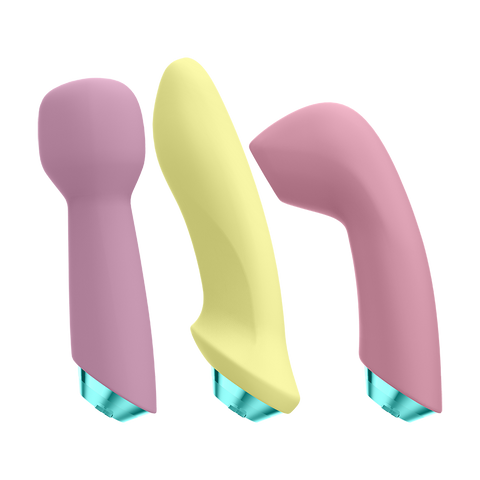 Satisfyer Fabulous Four Ultimate Multi Functions Air Pulse Massager Set - Rabbit Vibrators