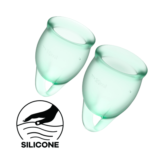 Satisfyer Feel Confident Silicone Menstrual Cups Condoms