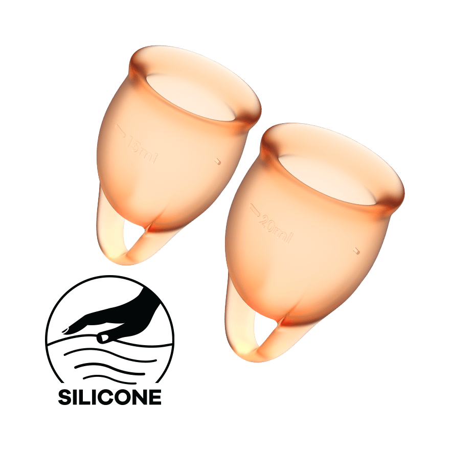 Satisfyer Feel Confident Silicone Menstrual Cups Menstrual Cups