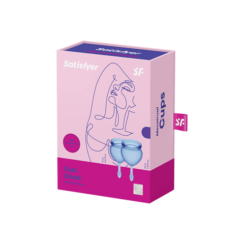 Satisfyer Feel Good Hygienic Silicone Menstrual Cups - Condoms