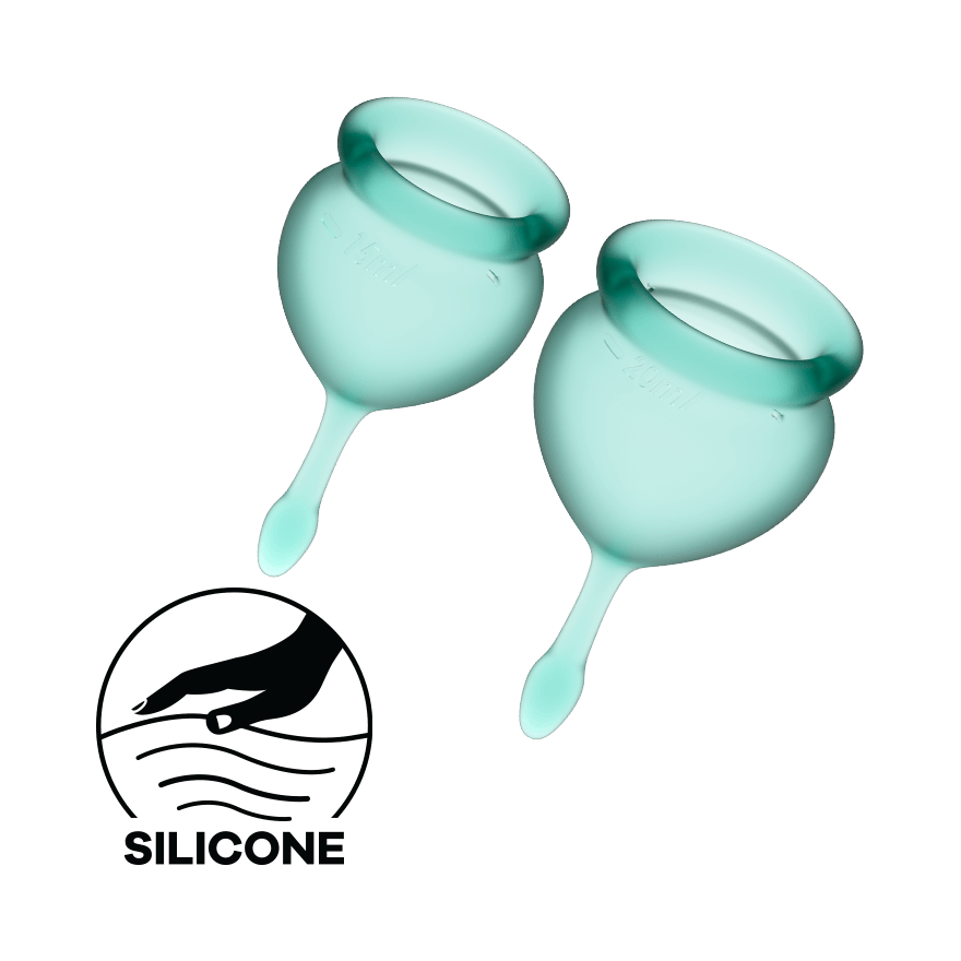 Satisfyer Feel Good Hygienic Silicone Menstrual Cups Condoms