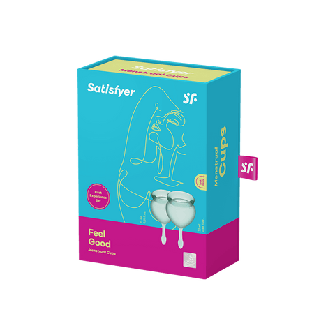 Satisfyer Feel Good Hygienic Silicone Menstrual Cups - Condoms