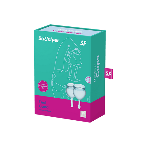 Satisfyer Feel Good Hygienic Silicone Menstrual Cups - Condoms