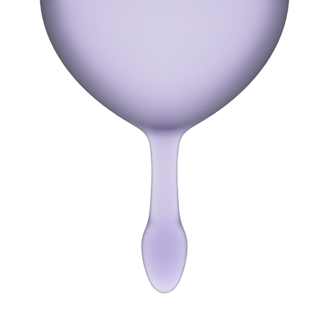 Satisfyer Feel Good Hygienic Silicone Menstrual Cups - Condoms