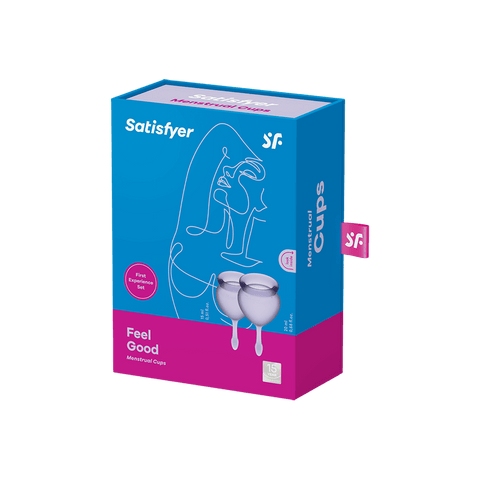 Satisfyer Feel Good Hygienic Silicone Menstrual Cups - Condoms