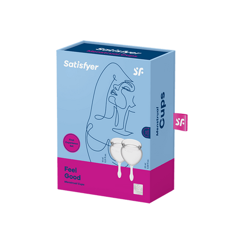 Satisfyer Feel Good Hygienic Silicone Menstrual Cups - Condoms