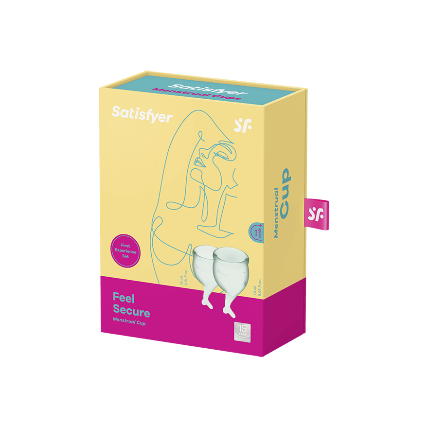 Satisfyer Feel Secure Medical Grade Silicone Menstrual Cups Condoms
