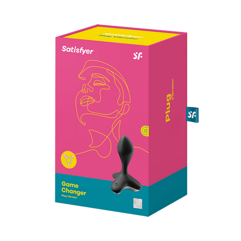 Satisfyer Game Changer Waterproof Silicone Vibrating Butt Plug - Remote Control Vibrators