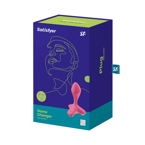 Satisfyer Game Changer Waterproof Silicone Vibrating Butt Plug - Remote Control Vibrators