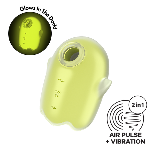 Satisfyer Glowing Ghost Waterproof Clitoral Massager - Personal Massagers