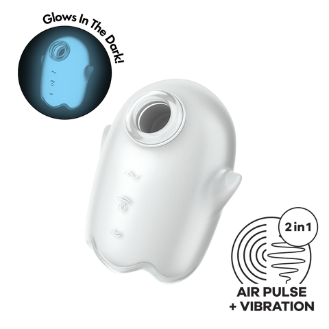 Satisfyer Glowing Ghost Waterproof Clitoral Massager - Personal Massagers