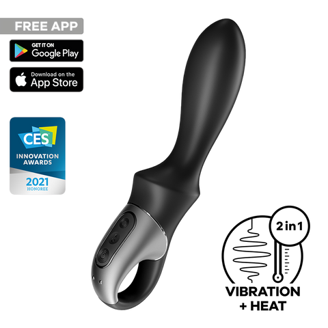 Satisfyer Heat Climax Plus Mobile App Controlled Anal Vibrator - G-Spot Vibrators