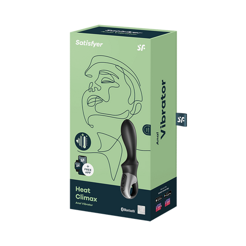 Satisfyer Heat Climax Plus Mobile App Controlled Anal Vibrator - G-Spot Vibrators