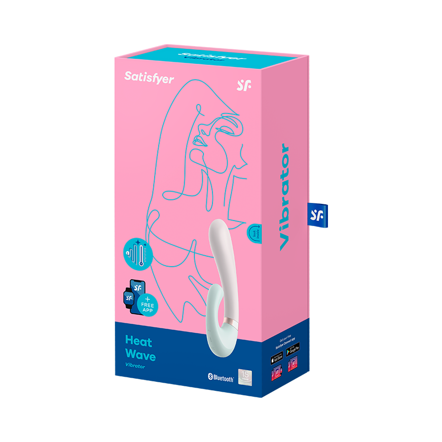 Satisfyer Heat Wave App Connected Multi Functions G Spot Vibrator Remote Control Vibrators
