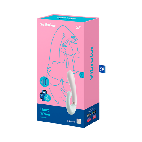 Satisfyer Heat Wave App Connected Multi Functions G Spot Vibrator - Remote Control Vibrators