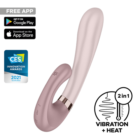 Satisfyer Heat Wave App Connected Multi Functions G Spot Vibrator - Remote Control Vibrators
